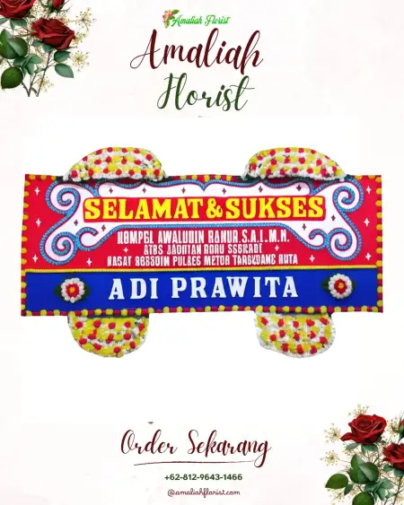 Papan Bunga Ucapan Selamat Trombol