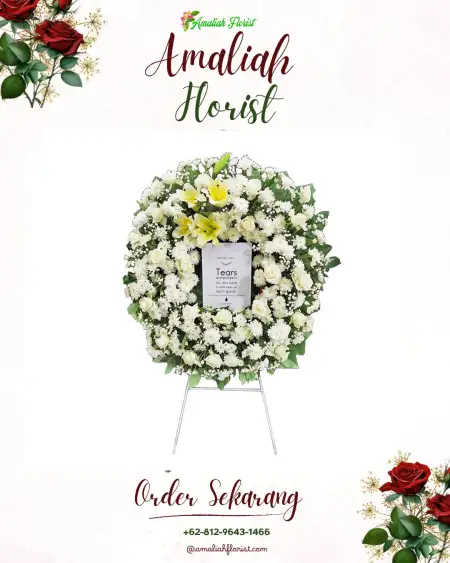 Krans Bunga Duka Trombol