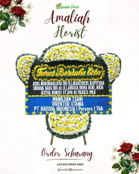 Papan Bunga Duka Trombol